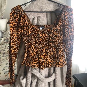 Urban Outfitters cheetah top